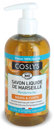Sapun lichid si gel de dus de Marsilia - Sapun lichid si gel de dus BIO de Marsilia cu mandarine Coslys