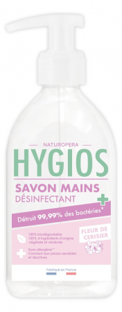 Lichidari - Sapun si dezinfectant lichid, parfum flori de cires, fara alergeni Hygios