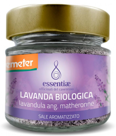 Sare cu plante aromatice - Sare cu lavanda BIO, certificare Demeter Essentiae