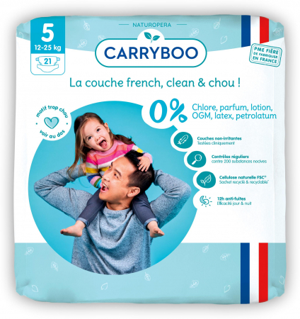 Lichidari - Scutece ECO hipoalergenice 12-25kg, marimea 5 Carryboo