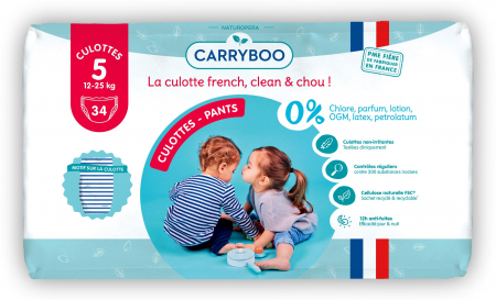 Lichidari - Scutece chilotel ECO hipoalergenice 12-25kg, marimea 5 Carryboo