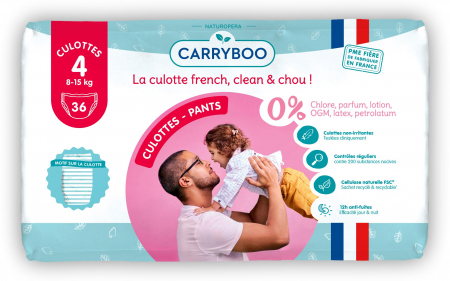 Lichidari - Scutece chilotel ECO hipoalergenice 8-15kg, marimea 4 Carryboo