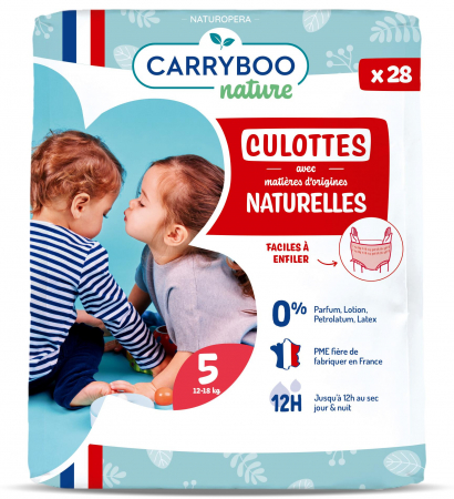 Scutece fara parfum - Scutece chilotel C5(12-18kg) ECO, marimea 5 Carryboo Nature