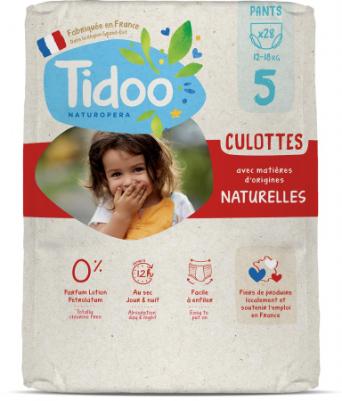 Scutece hipoalergenice - Scutece chilotel C5(12-18kg) ECO hipoalergenice, marimea 5 Tidoo