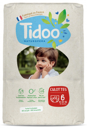 Lichidari - Scutece chilotel ECO hipoalergenice 16-30kg, marimea 6(format mare) Tidoo