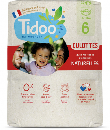 Scutece hipoalergenice - Scutece chilotel C6(16-30kg) ECO hipoalergenice, marimea 6 Tidoo