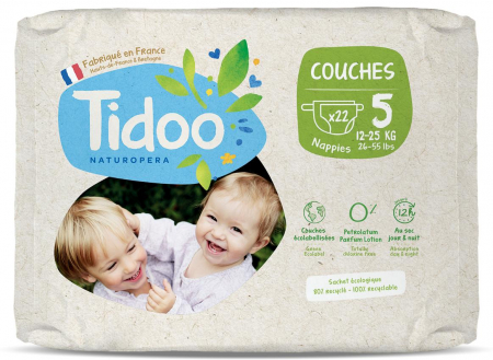Lichidari - Scutece ECO hipoalergenice 11-25kg, marimea 5 Tidoo
