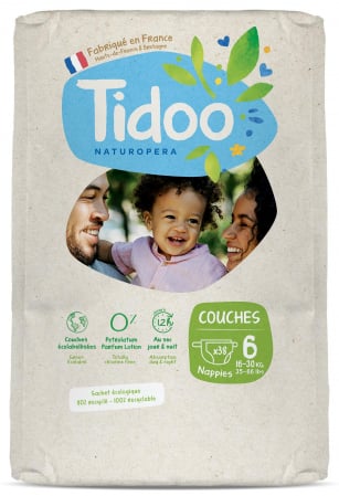Lichidari - Scutece ECO hipoalergenice 16-30kg, marimea 6(format mare) Tidoo