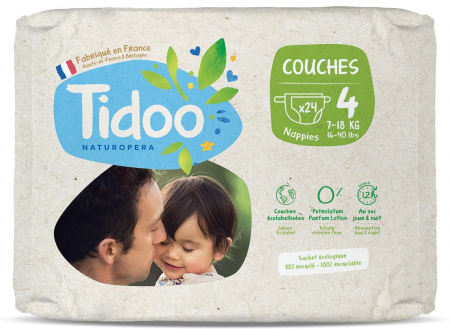 Lichidari - Scutece ECO hipoalergenice 7-18kg, marimea 4 Tidoo