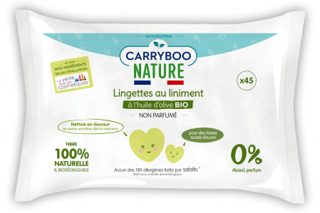 Servetele umede hipoalergenice, fara parfum, cu ulei de masline Carryboo [1]