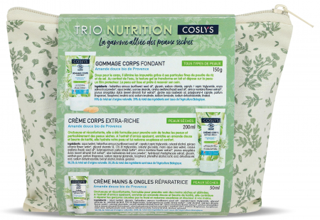 Set cadou 3 produse BIO pentru ingrijirea corpului, cu migdale dulci Coslys [1]