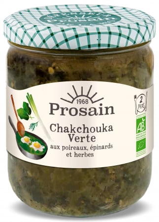 Lichidari - Shakshuka verde BIO cu praz, spanac si ierburi Prosain