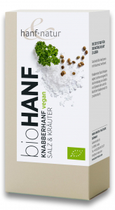 Proteine si seminte de canepa - Seminte de canepa BIO cu sare si ierburi Hanf & Natur