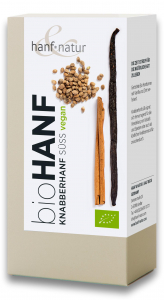 Proteine si seminte de canepa - Seminte de canepa BIO cu gust de vanilie Hanf & Natur