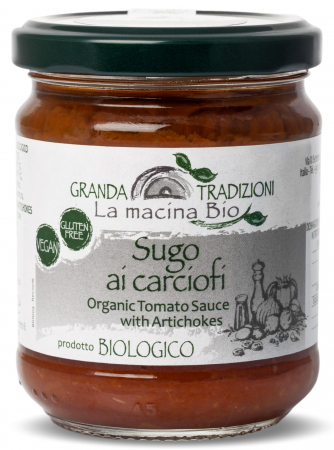 Sosuri vegetale din rosii - Sos BIO din rosii si anghinare La Macina Bio