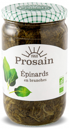Legume preparate - Spanac BIO la borcan Prosain