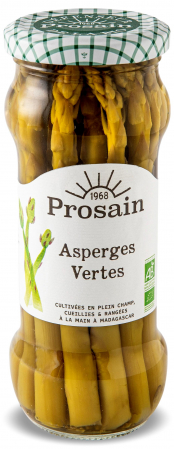 Legume preparate - Sparanghel verde BIO la borcan Prosain