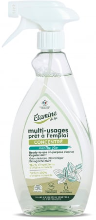 Detergenti podele si suprafete - Spray BIO multifunctional FARA CLATIRE, parfum menta Etamine