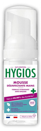 Spuma dezinfectanta si hidratanta pentru maini, fara parfum Hygios [1]