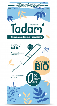Tampoane - Tampoane BIO hipoalergenice Super(cu aplicator) Tadam