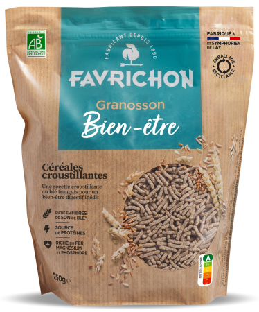 Cereale mic dejun - Tarate de grau BIO crocante Favrichon