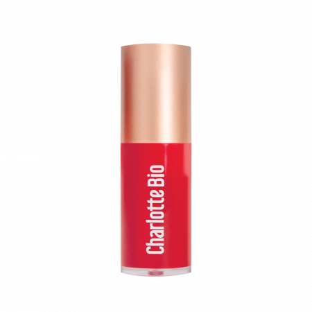 Ulei BIO buze Crush Red, cu ulei de ricin, ulei de argan si ulei de caise Charlotte Bio [2]