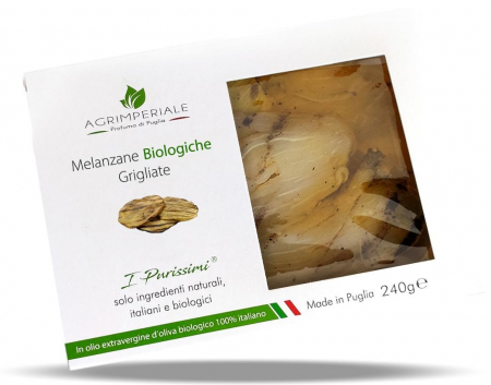 Anghinare, ciuperci, legume aperitiv - Vinete BIO la gratar Agrimperiale