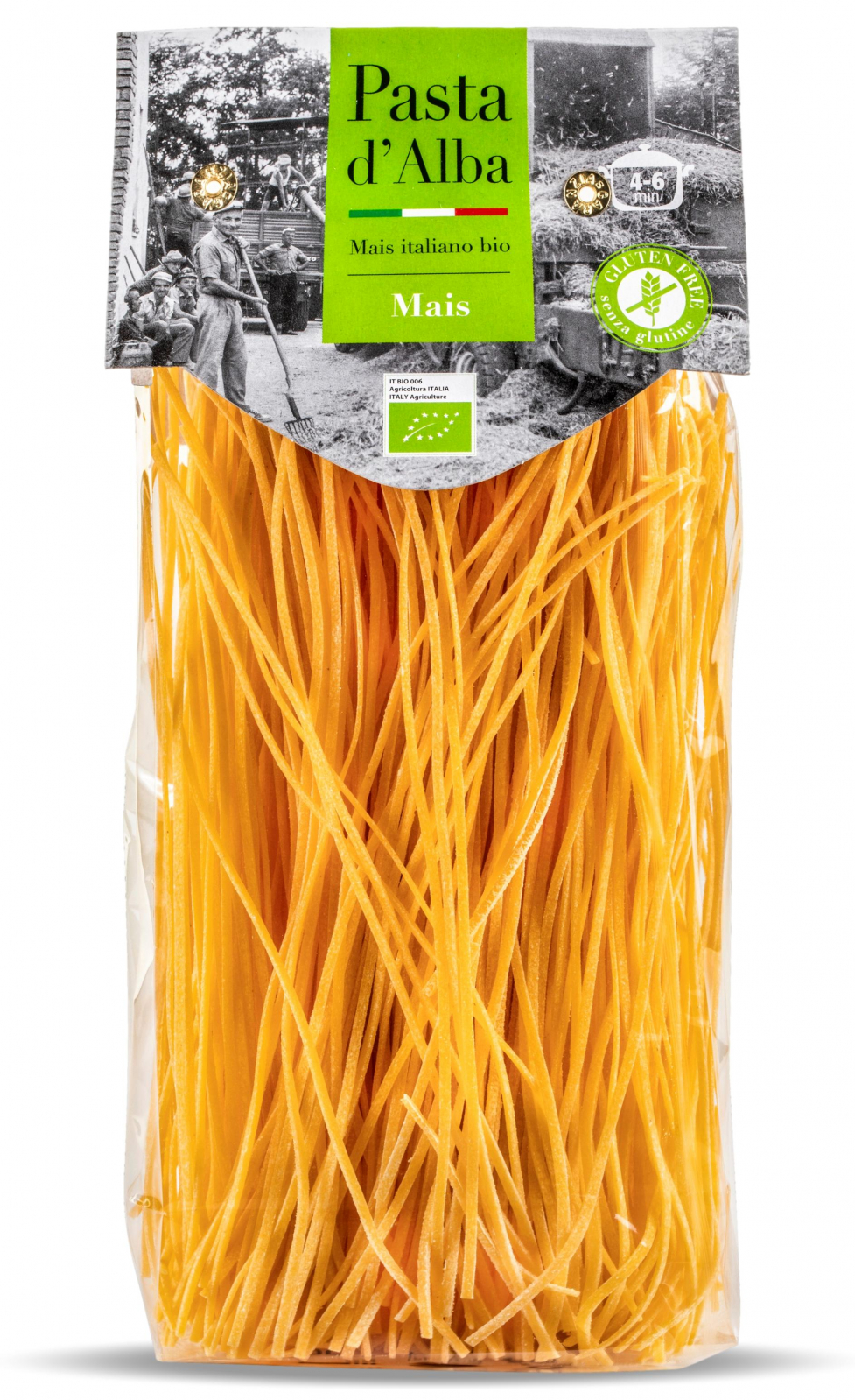 Paste tagliolini BIO fara gluten, din porumb Pasta d Alba