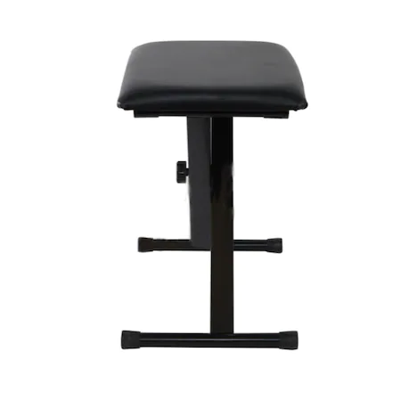 Scaun pentru Orga cu Inaltime Reglabila, Confort Sporit, Design Stabil, 52 / 55 / 57 cm, Pliabil, Usor de Depozitat, Protectie Podea, Negru [3]