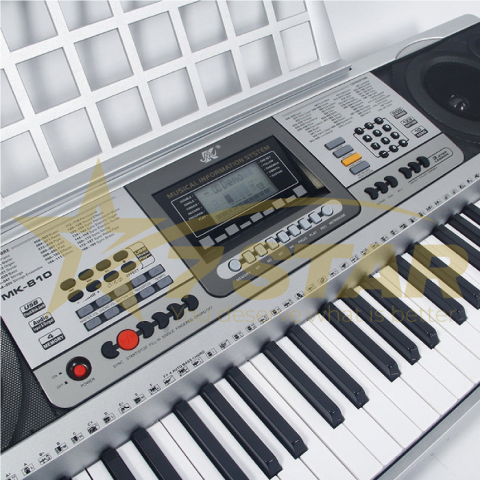 Orga Electronica MK-810, 61 De Clape Inalte, Functii Invatare, 5 Octave, USB, MP3, Inregistrare Si Redare [3]