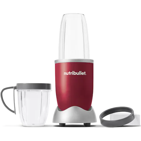 Blender Nutribullet® Original, 600 W, 1 viteza, cupa 0.5l, cupa inalta 0.7l, Rosu [2]