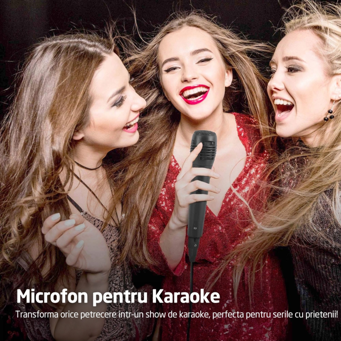 Boxa Portabila Tip Troler 7STAR®, Microfon, Telecomanda, Bluetooth 5.0, 350W, 2400mAh, Jocuri Lumini RGB, Conexiune USB, Auxiliar, Card SD, Radio FM, Doua Difuzoare 8 Inch [2]