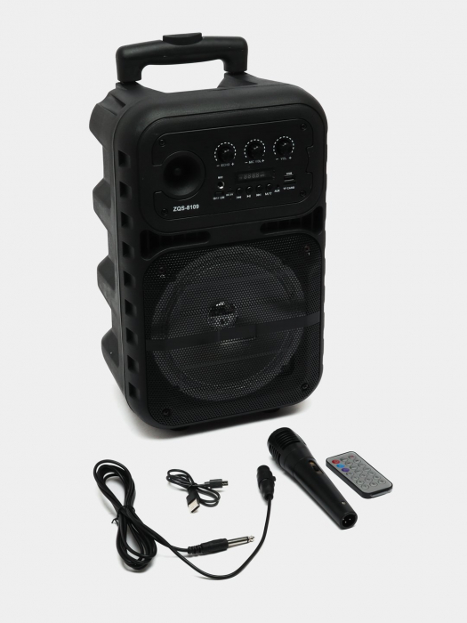 Boxa Profesionala 7STAR Troler 250W, Difuzor 8 INCH, Autonomie Mare + Super Bass + Joc Lumini RGB, Karaoke, Conex. Bluetooth, USB, RadioFM, Cadou Casti Wireless PRO + Microfon si Telecomanda [5]