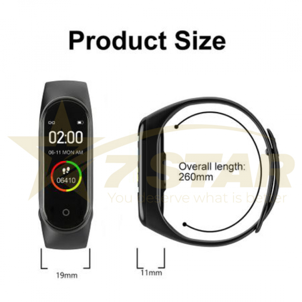 Ceas Fitness Smart Watch 7S-M4 , HR, Notificari, Apeluri, SMS, Pedometru, Bluetooth, Aplicatii, Facebook, Vibratii, Rezistenta la Apa [2]