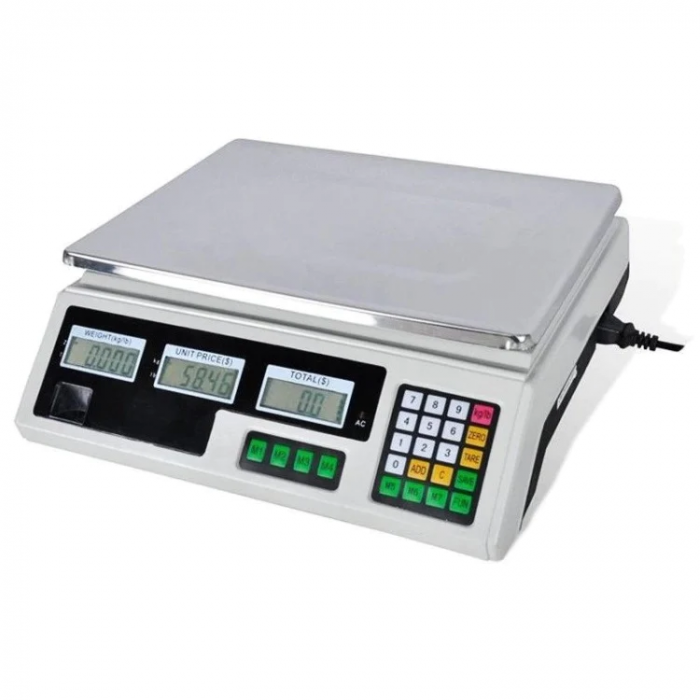 Cantar Electronic 40 kg, acumulator inclus, incarcare rapida, digital, functii multiple, afisaj dublu, autonomie mare [2]