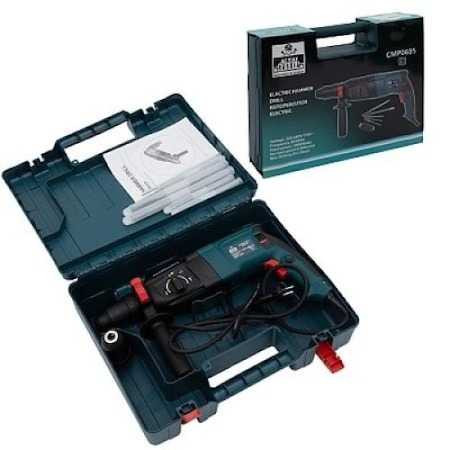 Ciocan Rotopercutor Profesional 7STAR ®, 3000 W, 3 J, 30mm, 1200 Rpm, mandrina de rezerva, 5 accesorii si valiza pentru transport, Albastru [4]