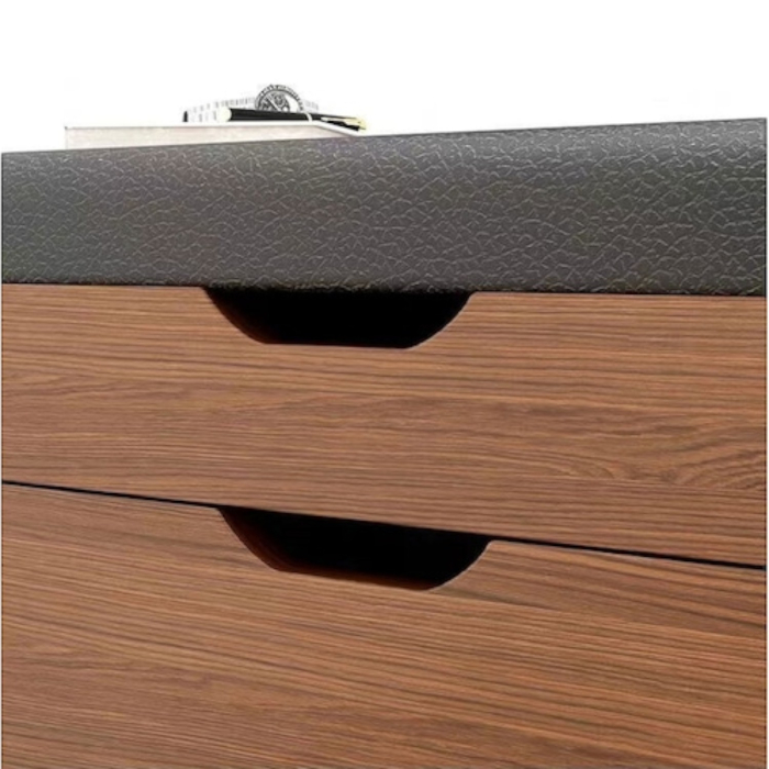 Dulap pentru pantofi tip bancheta, 6 rafturi, 100x34x50 cm, PAL melaminat, Maro [8]
