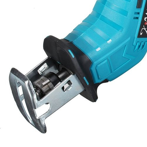 Fierastrau electric tip sabie 7STAR ®, cu 2 acumulatori 48V 5000 mAh, 4 panze, valiza de transport, Albastru [3]