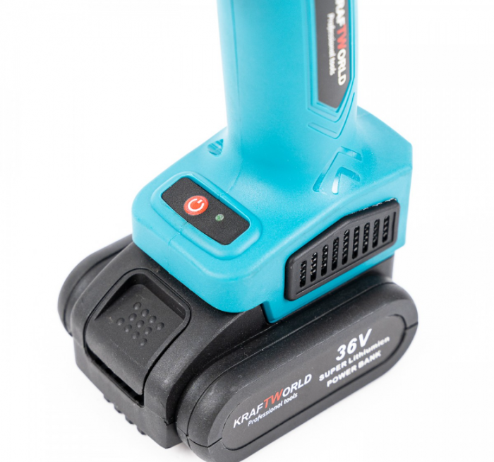 Foarfeca electrica portabila pentru Gradinarit 7STAR ®, 2 Acumulatori 36V, 500W, Lama din otel Carbon, baterie 8000mAh, 1 incarcator, design modern, accesorii incluse si valiza de transport, autonomie [5]