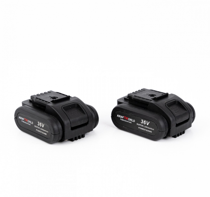 Foarfeca electrica portabila pentru Gradinarit 7STAR ®, 2 Acumulatori 36V, 500W, Lama din otel Carbon, baterie 8000mAh, 1 incarcator, design modern, accesorii incluse si valiza de transport, autonomie [7]