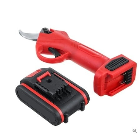 Foarfeca electrica portabila pentru Gradinarit 7STAR ®, 2 Acumulatori 24V, Lama din otel Carbon, baterie 5000mAh, 1 incarcator, design modern, accesorii incluse si valiza de transport, autonomie mare [3]