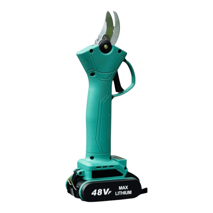 Foarfeca electrica portabila pentru Gradinarit 7STAR ®, 2 Acumulatori 48V 8.0 Ah, 500W, Lama din otel Carbon, baterie 8000mAh, 1 incarcator, design modern, accesorii incluse si valiza de transport, au [2]