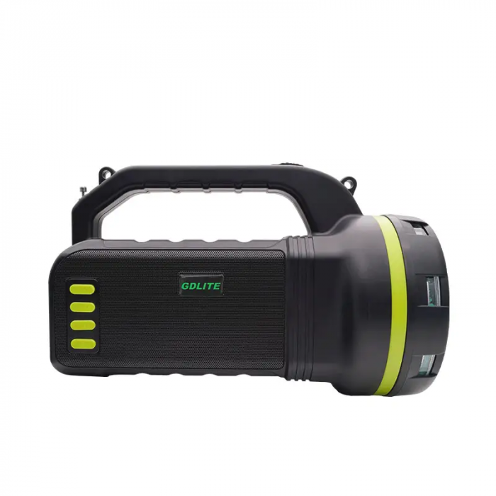 Kit Solar Portabil GDLite GD-2000A, Panou solar, USB, Bluetooth, Radio FM, MP3, Lanterna LED, 3 Becuri Incluse, Incarcare telefonica, Alimentare 220V [2]