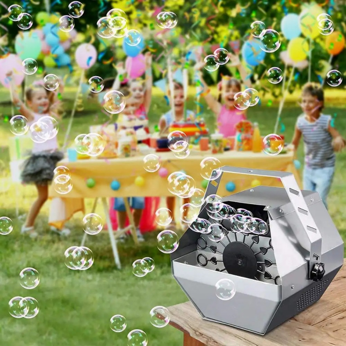 Masina de facut baloane profesionala din inox, 60W cu telecomanda wireless, 500-700 baloane/min, 1 paleta, Argintiu [10]