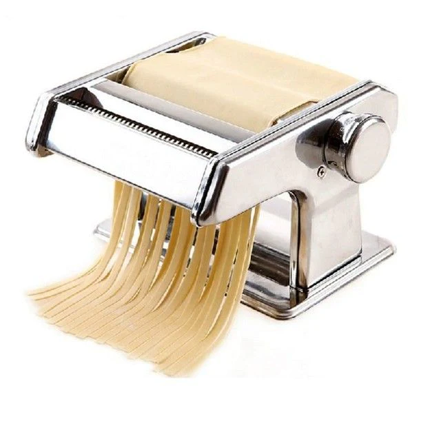Masina de facut paste sau taitei de casa, cu reglaj grosime 0.1 - 0.65 cm, 9 pozitii, inox [3]