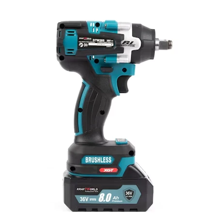 Masina de impact si insurubat 7STAR, cu 2 acumulatori, 36V, 8Ah, patrat si bit, BRUSHLESS, Albastru [2]