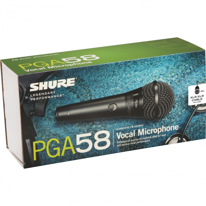 Microfon vocal dinamic cardioid SHURE PGA58 [5]