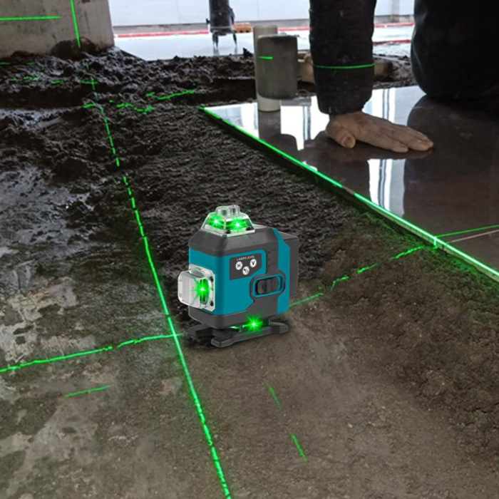 Nivela laser 4D 7STAR ®, 16 linii, auto-nivelare, alimentare USB, 2 baterii, inaltime ajustabila 1.2M [11]