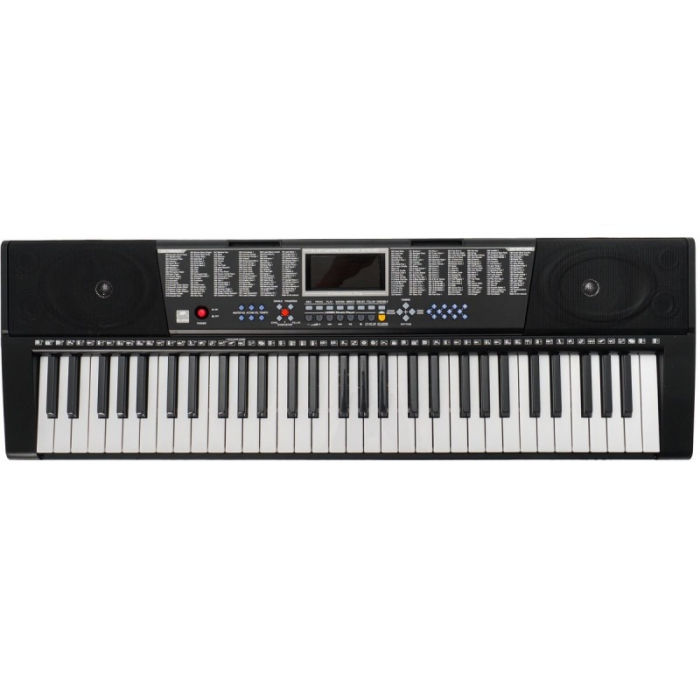 Orga electronica 61 clape, 255 ritmuri, 255 timbre, 50 melodii demonstrative, 5 octave, clape luminate led, functii invatare 3 lectii, functii inregistrare si redare, usb, mp3, afisaj lcd, suport part [3]