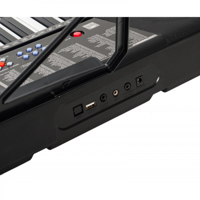 Orga electronica 61 clape, 255 ritmuri, 255 timbre, 50 melodii demonstrative, 5 octave, clape luminate led, functii invatare 3 lectii, functii inregistrare si redare, usb, mp3, afisaj lcd, suport part [11]